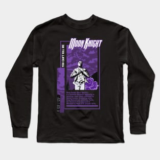 moon purple knight Long Sleeve T-Shirt